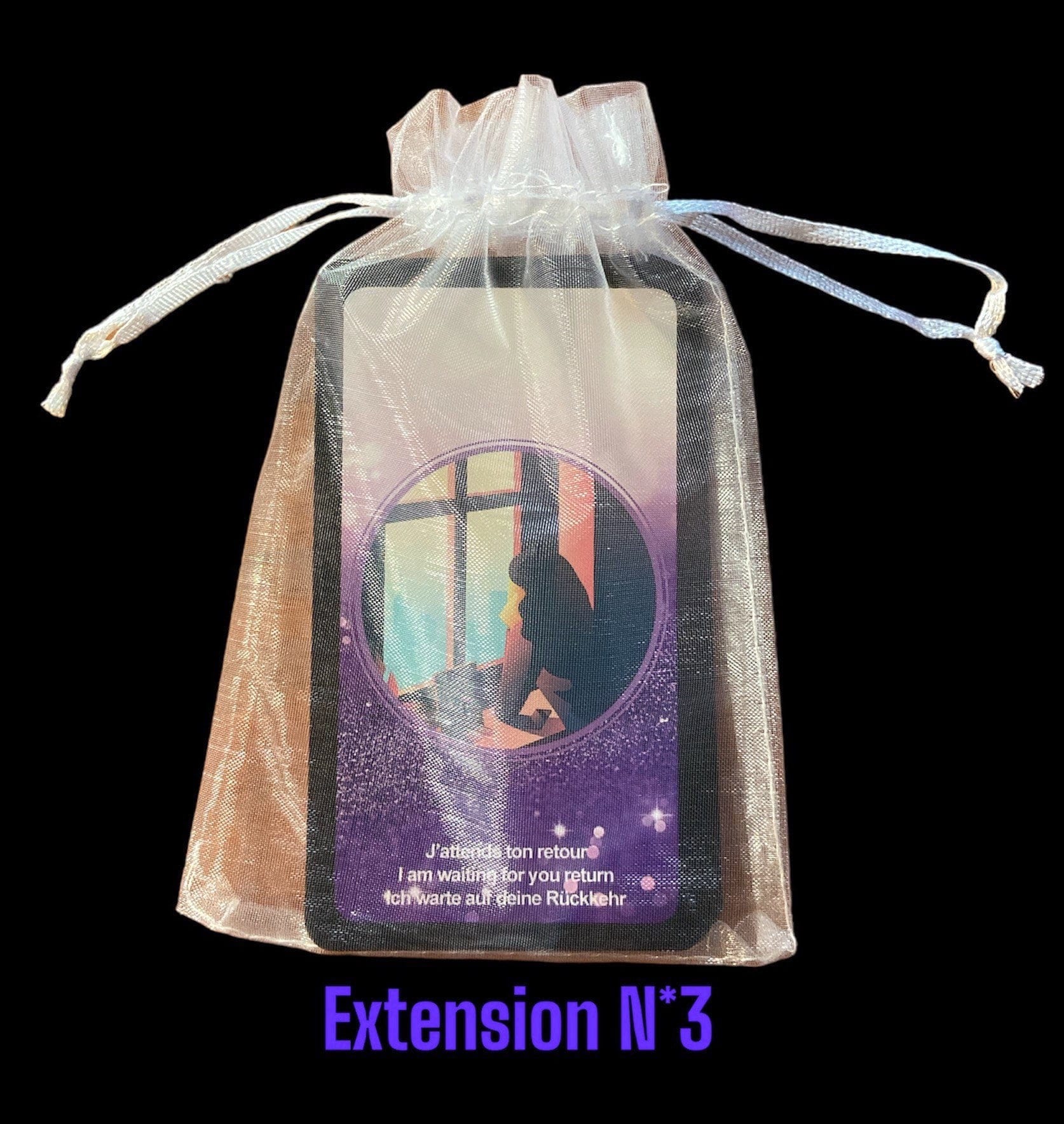 EXTENSION N*3 : 13 Cartes pour l’Améthyste Love Oracle - cartes de 77 a 89 en Édition Mate - trilingue + notice. Fdp inclus