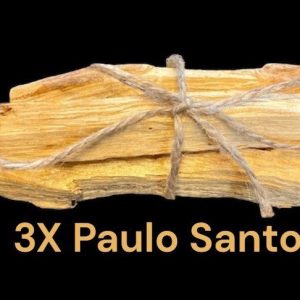 3 BÂTONS de PAULO SANTO du Pérou à faire brûler pour purification et fumigation - Bois Sacré