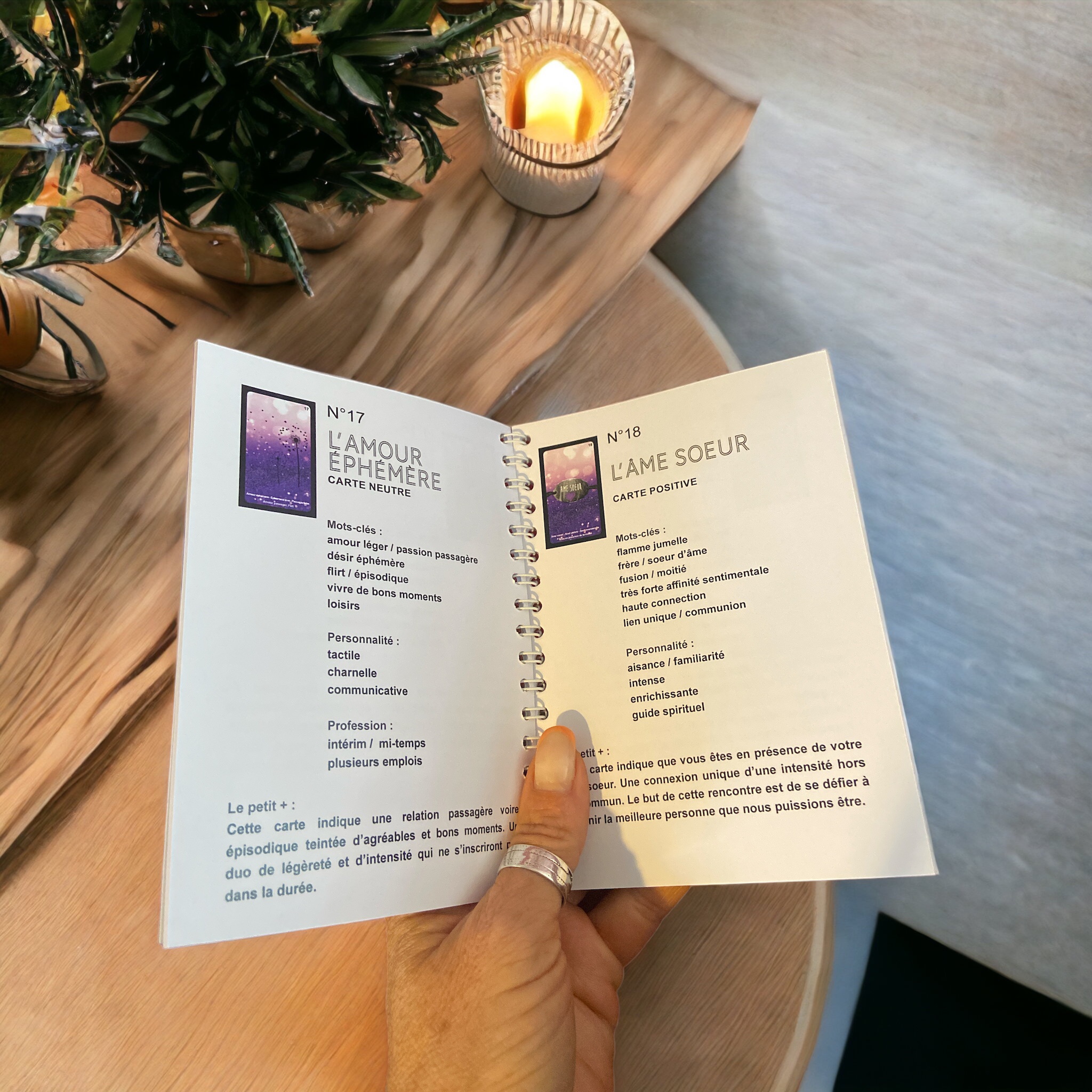 Guidebook pour l’Améthyste Love Oracle interprète les 52 cartes et les extensions n*1 n*2 et n*3 - En français ⚠️ Aucune expédition internationale – France uniquement. Fdp inclus – Image 2