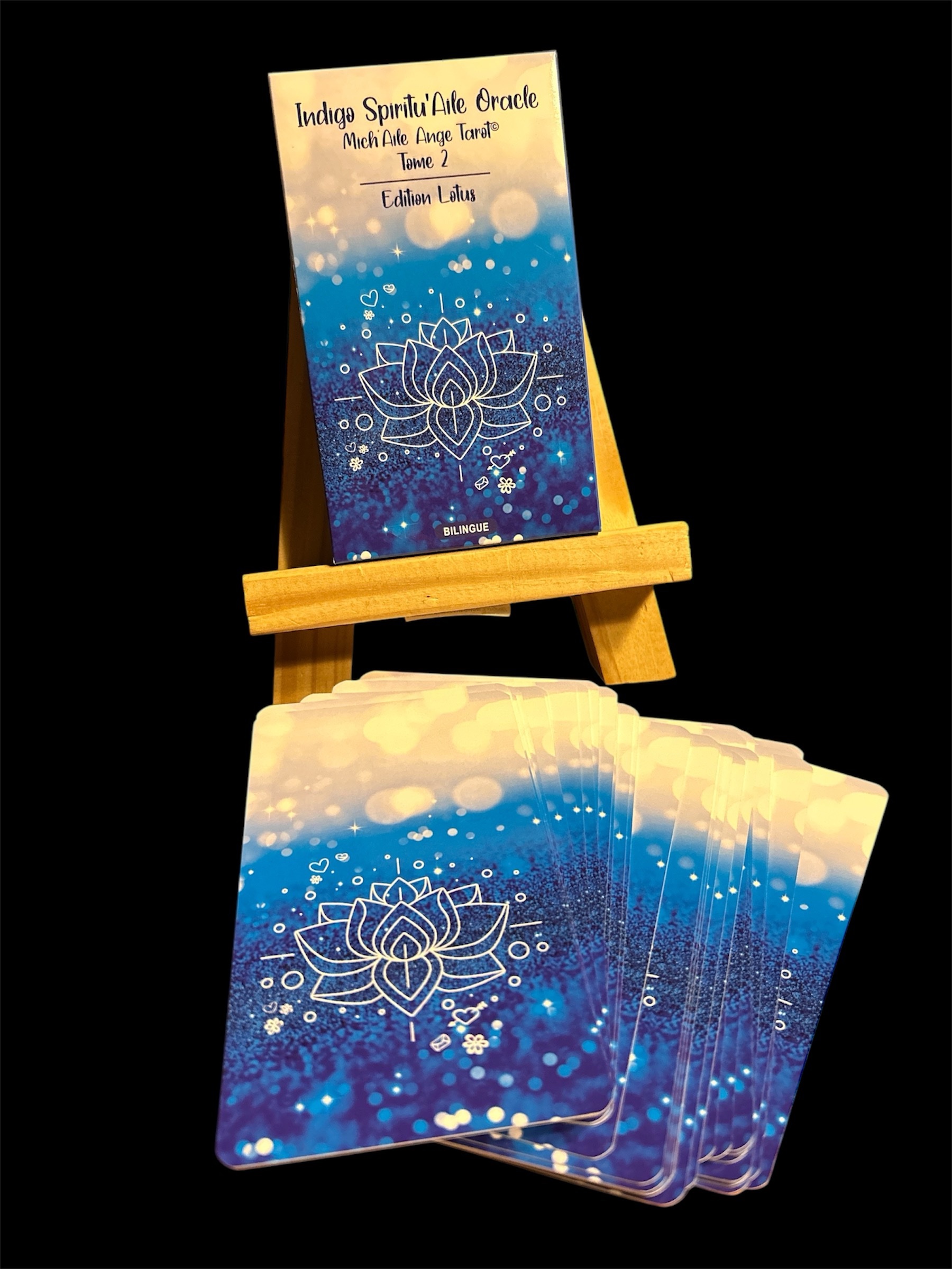 Pack de 2 oracles : Améthyste Love Oracle 52 cartes Trilingues + Indigo Spiritu’Aile Oracle 52 cartes bilingues – Image 5
