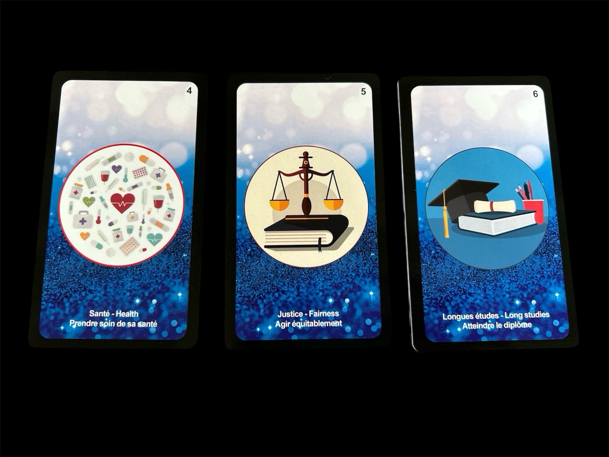Pack de 2 oracles : Améthyste Love Oracle 52 cartes Trilingues + Indigo Spiritu’Aile Oracle 52 cartes bilingues – Image 6