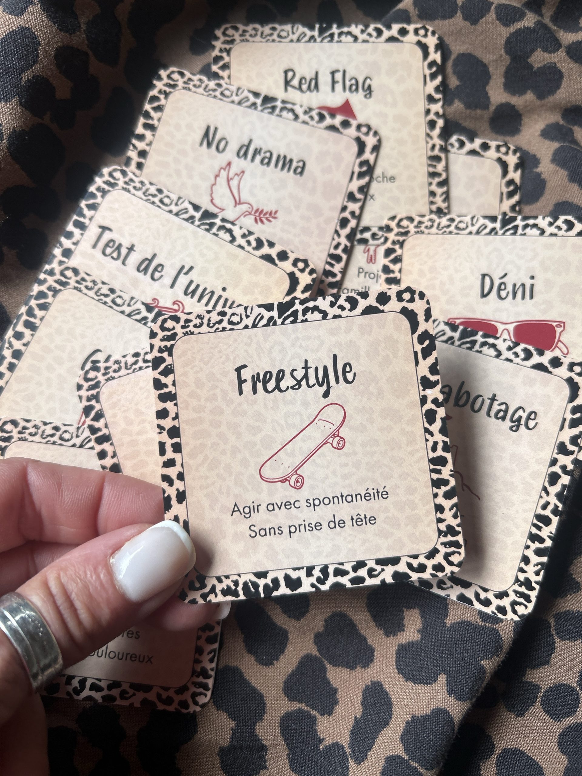 PRÉCOMMANDE : Extension pour Savana Love Oracle 10 cartes + pochon noir en organza. 📦Fdp inclus - Expédition uniquement en France – Image 2