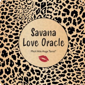 PRÉCOMMANDE : Extension pour Savana Love Oracle 10 cartes + pochon noir en organza. 📦Fdp inclus - Expédition uniquement en France